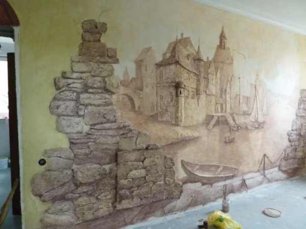 Reboco texturizado acrílico