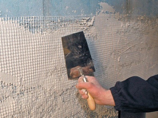 Reinforcement of the plane of foam blocks Reinforcement of the plane of foam blocks