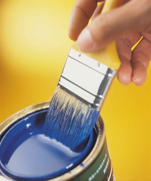 Paint brush in a jar