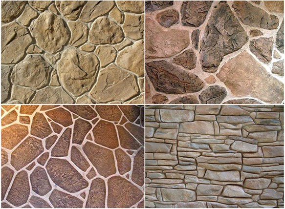 Ποικιλία διακοσμητικού σοβά γραφίτη Ποικιλία διακοσμητικού σοβά γραφίτη