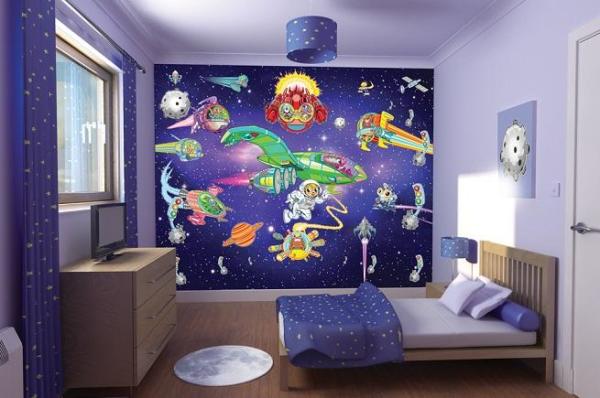 Papel pintado liso para el dormitorio