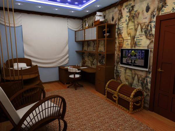 Papéis de parede temáticos com um mapa do mundo. Combine beleza e ajude a criança a conhecer geografia