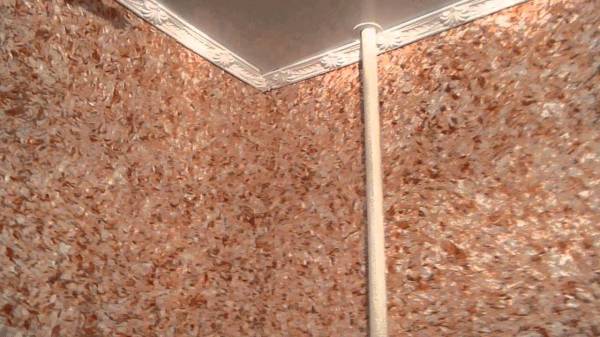 Papel de parede líquido com adição de seda natural