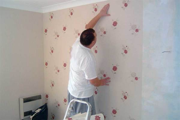 Papel pintado de pegamento