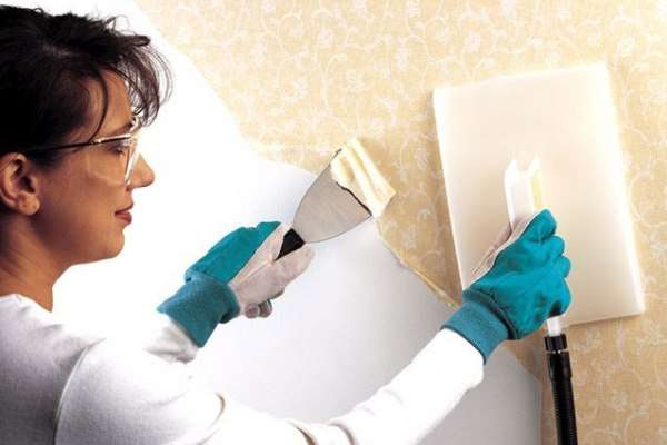 Wallpaper Removal Using a Steam Generator Wallpaper Removal Using a Steam Generator