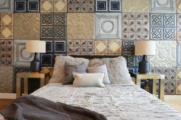 Fliesen dekorativ: Patchwork-Stil im Schlafzimmer