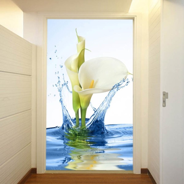 La combinaison du bleu, du vert et du blanc est considérée comme idéale en termes de perception. Ces dessins sont les plus harmonieux et mettent en valeur la chaleur et le confort de la pièce.