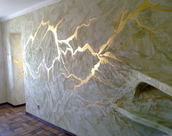 Types of finishing with Venetian plaster Types of finishing with Venetian plaster