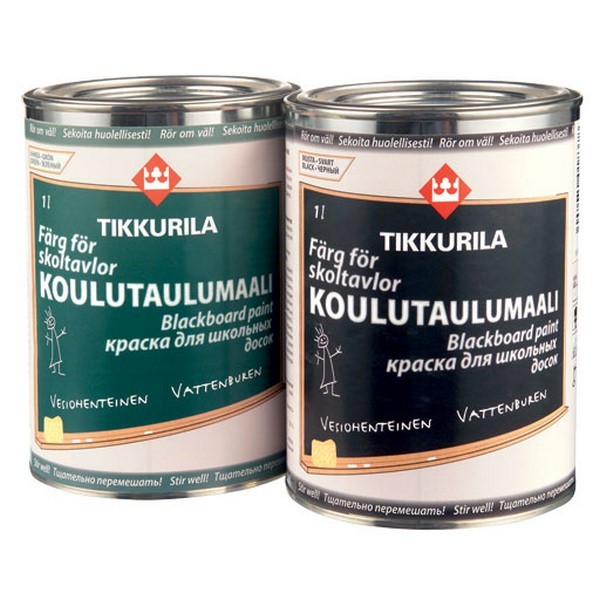 Pintura para pizarras Tikkurila Koulutaulumaali Blackboard