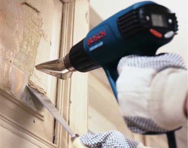 Ölfarbe mit einem Haartrockner reinigen