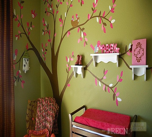 Das Fresko an das Innere des Raumes anpassen Das Fresko an das Innere des Raumes anpassen