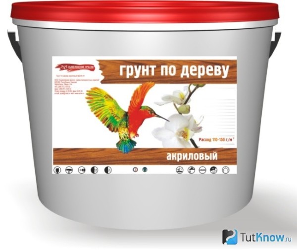 Imprimación de madera