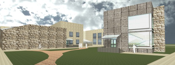 Gesso seco Knauf, que consiste em cimento branco e materiais poliméricos modificados.