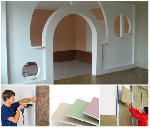 Decoración de paneles de yeso