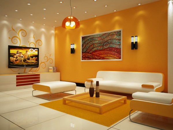 Aplicación de pintura a base de agua para paredes.