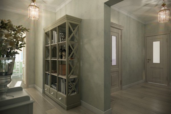 Einfach gestrichene Wände können auch das Gesamtkonzept ergänzen.