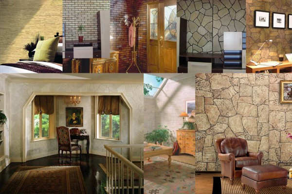 Panneaux muraux dans divers intérieurs Panneaux muraux dans divers intérieurs