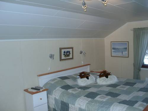 Murs et plafond de la chambre, garnis de panneaux en plastique Murs et plafond de la chambre, garnis de panneaux en plastique