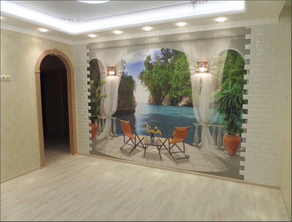 Murais de textura podem simular facilmente vários materiais, como tijolos