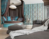 Ένας συνδυασμός μπλε με άλλα χρώματα