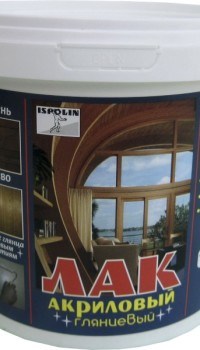 Ακρυλικό βερνίκι για ξύλο Ακρυλικό βερνίκι για ξύλο