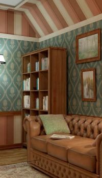 Η χρήση διαφόρων υλικών για τη διακόσμηση της αίθουσας