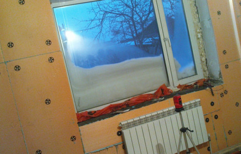 Лесен монтаж на penoplex