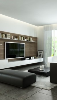 Έπιπλα χρώματος σοκολάτας