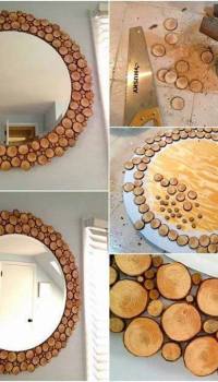 Kesilmiş dalların elemanları ile kesilmiş aynaya bakmak çok ilginç olacak