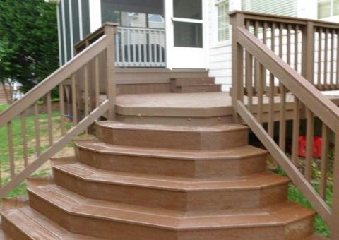 Veranda Malerei mit Ölfarbe