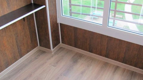 Използването на MDF за декориране на балкон