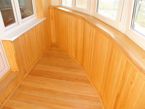 Пример за довършване на балкон с плоча