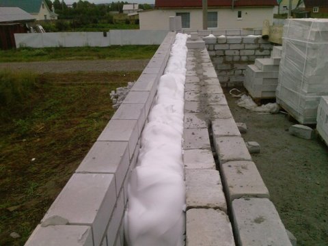 Conduzione dell'isolamento con penoizol Conduzione dell'isolamento con penoizol