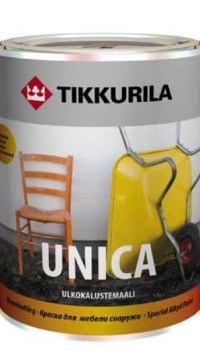 Tikkurila Unica για έπιπλα κήπου
