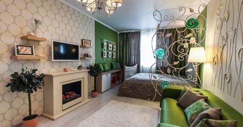 Ζώνη του καθιστικού με διαφορετικά χρώματα