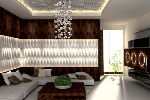 Usando paneles ecológicos para el interior