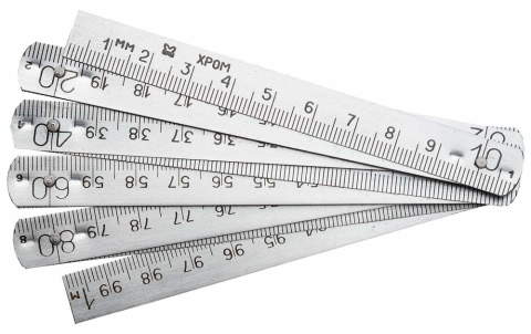 Μεταλλικό πτυσσόμενο μετρητή