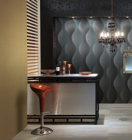 Papel de parede volumétrico de vinil para cozinha