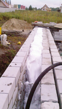 Κοίλη τοίχου γεμάτη με πενιζόλη