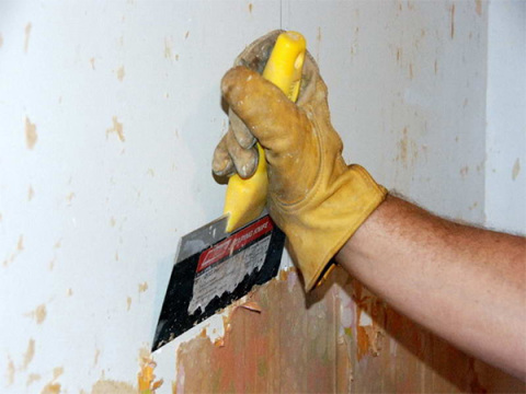 Eski duvar kağıdını kaldırma