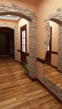 Seleccionamos las aberturas con una piedra