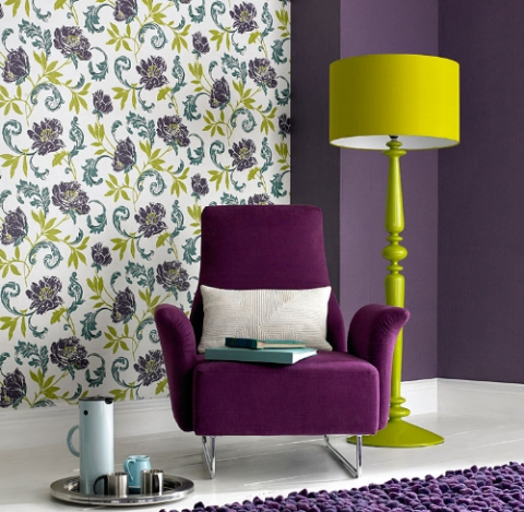 So wählen Sie Muster für den Raum.