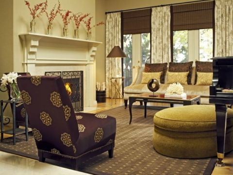 Cream and white tones in the interior of the room Cream and white tones in the interior of the room