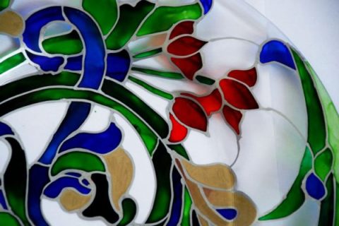 Πλέξιγκλας ζωγραφική με ακρυλικό χρώμα