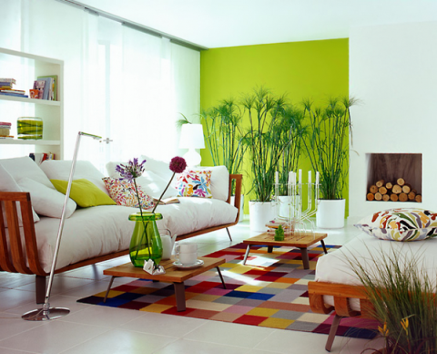 Different colors of the walls will help to zone the room. Different colors of the walls will help to zone the room.