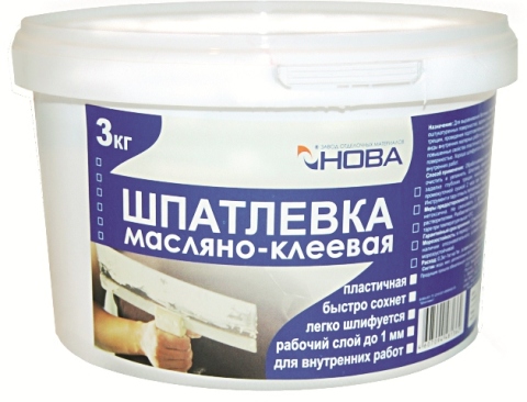 Στόκος με βάση κόλλα και στέγνωμα