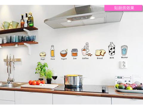 Vinyl-Aufkleber für die Küche