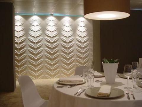 Elige la forma del panel para la sala de estar