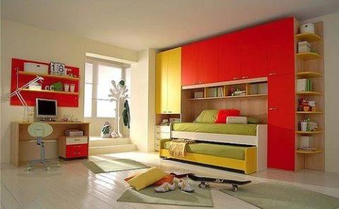 Bright interior for thrill-seekers Bright interior for thrill-seekers