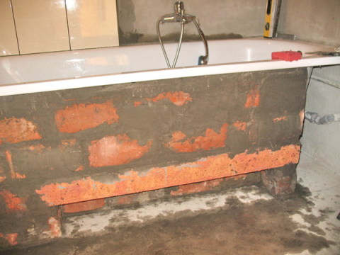 Einen Ziegelschirm machen